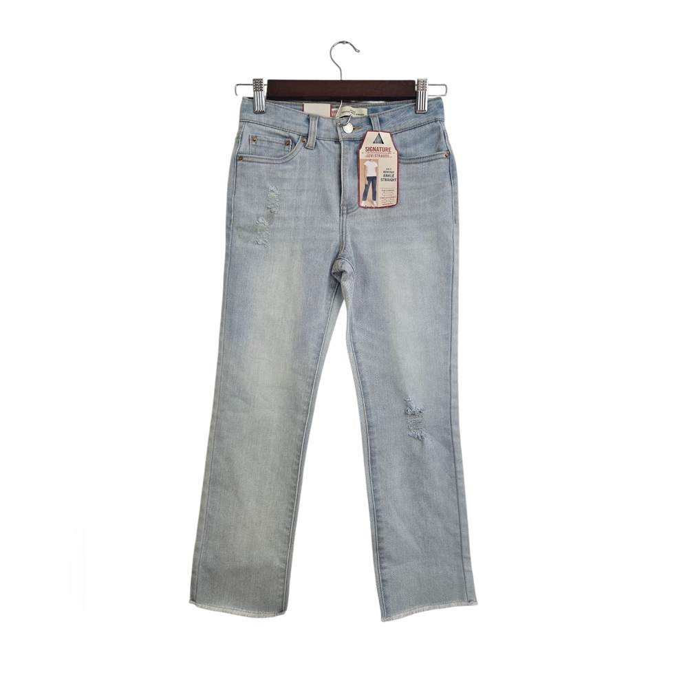 NWT Levi Strauss Girls Heritage Ankle Straight Size 10